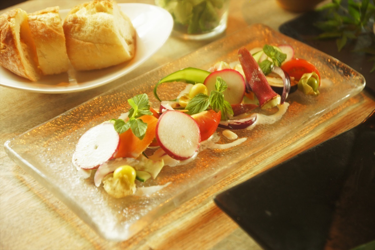 茨城・大子のオーベルジュ（ゲストハウス）　咲くカフェのディナーコース