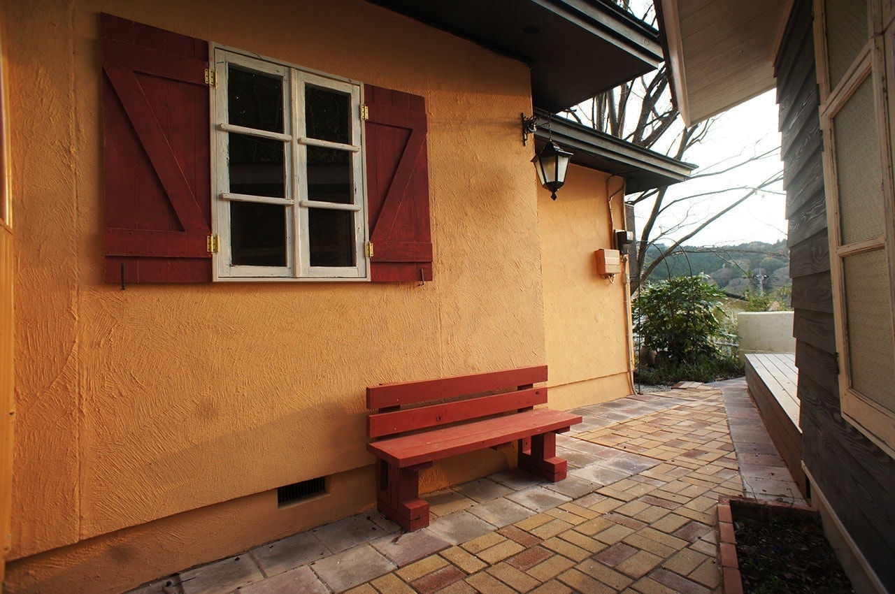 茨城・大子のゲストハウス「咲くカフェ」のゲストルームの紹介。エクステリア