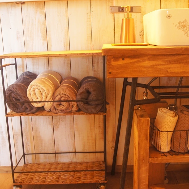 咲くカフェ Room796。ゲストハウス・ゲストルーム・ワーケーション備品。タオル