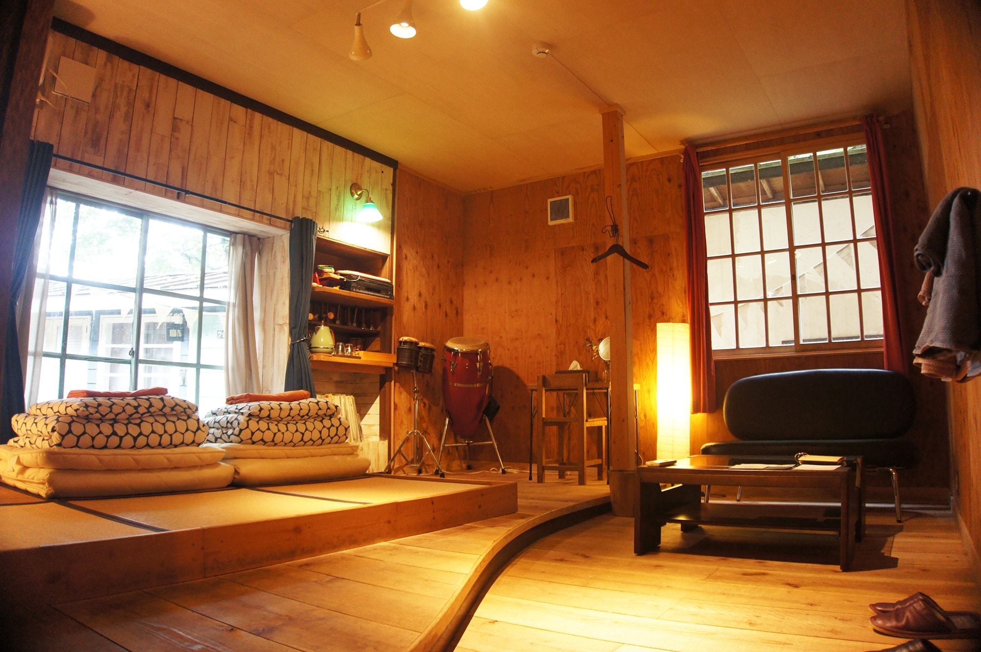 茨城・大子、咲くカフェのGuest Room Brown